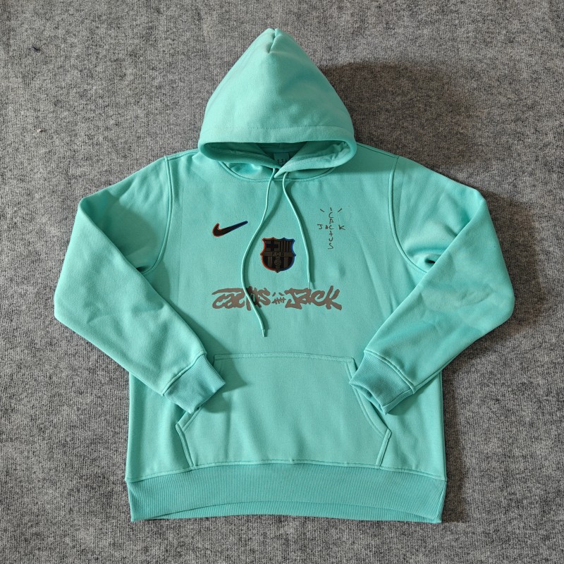 25/26 Barcelona Black Cactus Jack Hoodie -7 Colors
