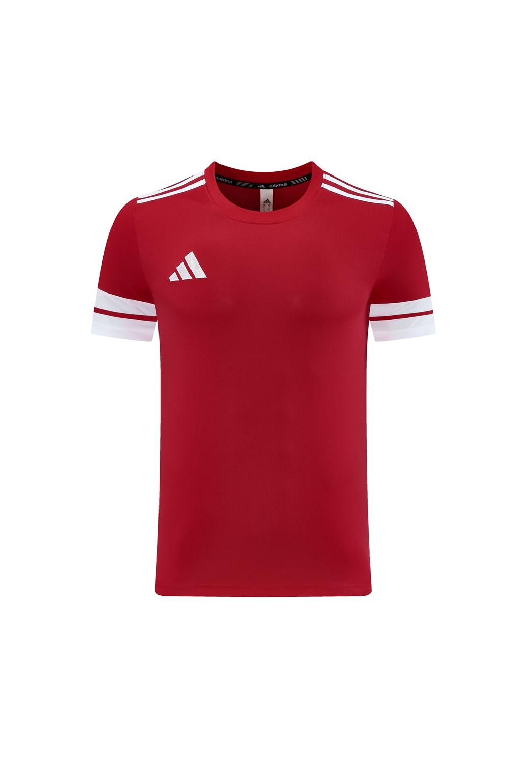 2025 Adidas Red Short Sleeve Jersey+Shorts