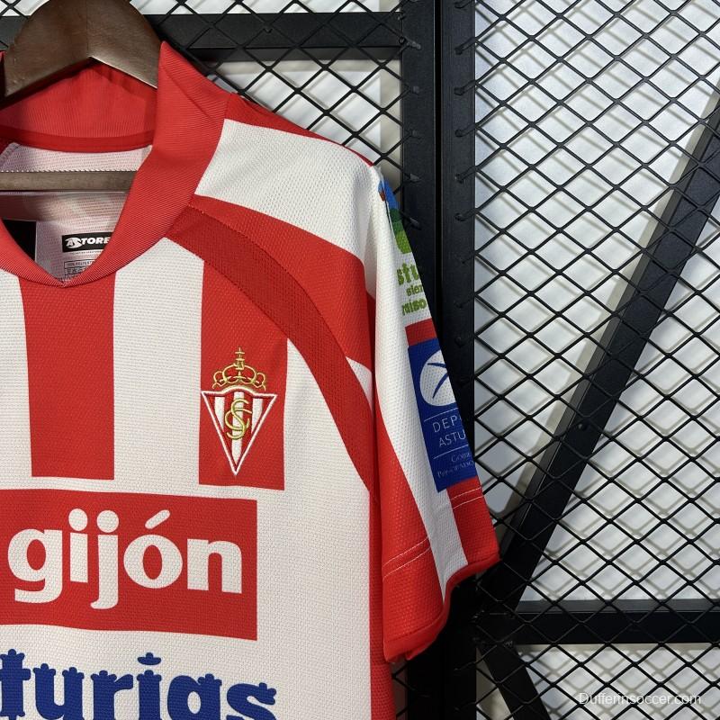 08/09 Retro Sporting Gijon Home Jersey