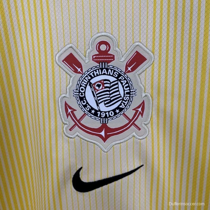 2025/26 Corinthians Yellow Goalkeeper Jersey