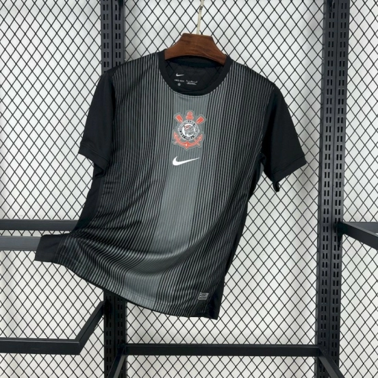 2025/26 Corinthians Black Goalkeeper Jersey