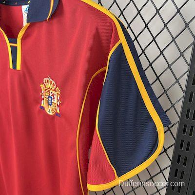 Retro 1998 Spain Home Jersey