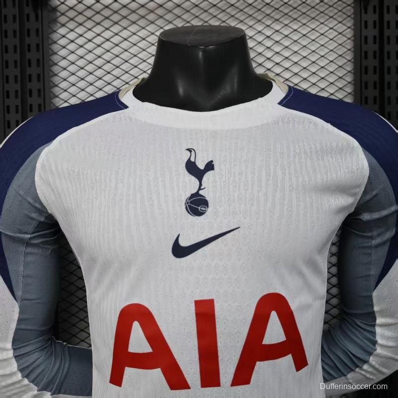 Player Version 25/26 Tottenham Hotspur Home Long Sleeve Jersey