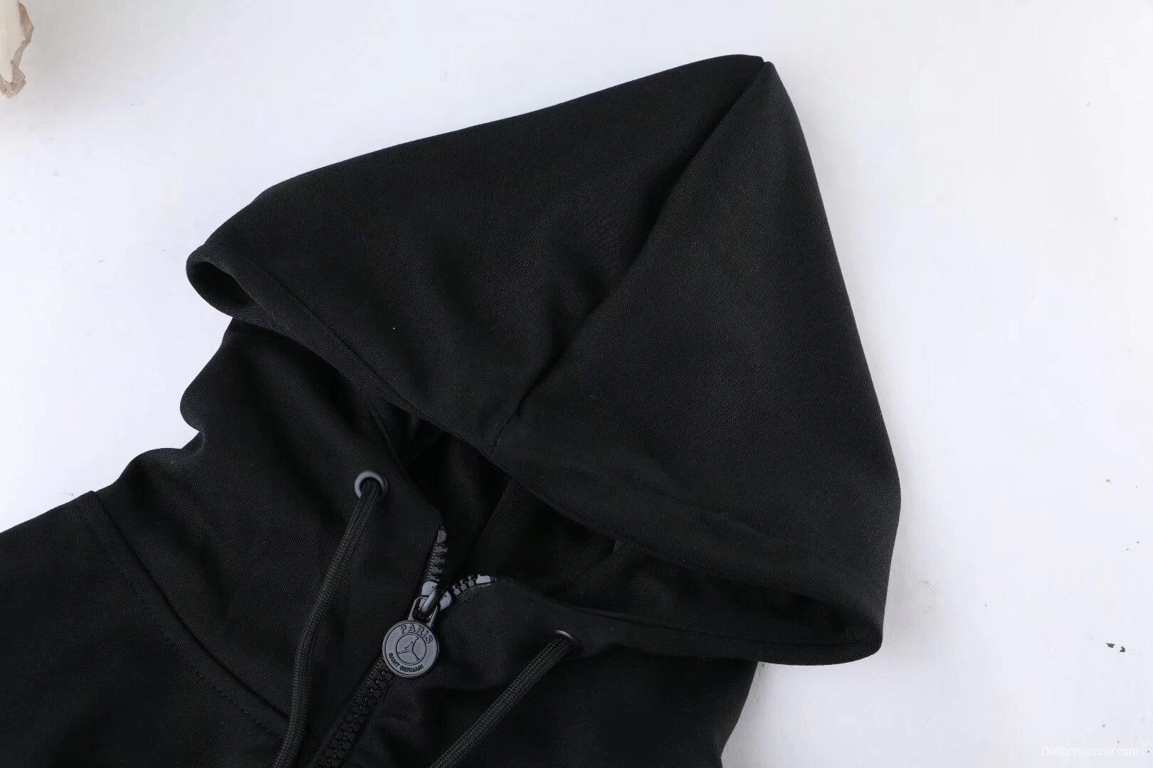 25/26 PSG Jordan Hoodie Full Zipper Jacket + Long Pants