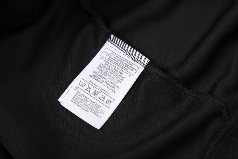 25/26 Arsenal Black Full Zipper Jacket + Long Pants