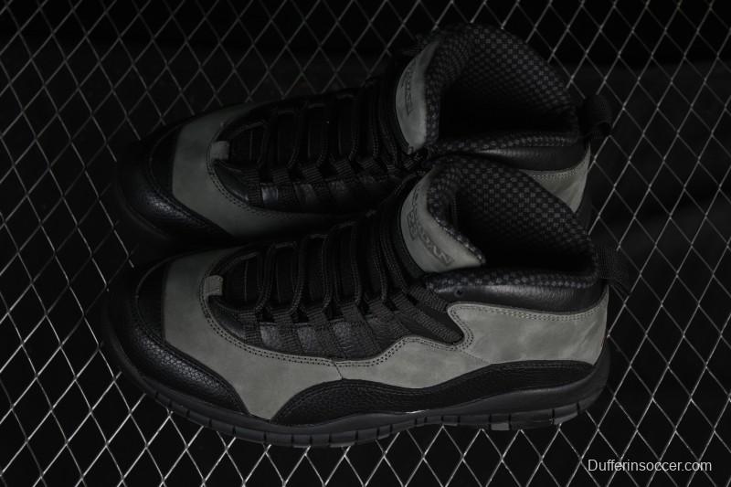 Nike Air Jordan 10 Retro Shadow Grey Basketball Shoes - HJ6779-001