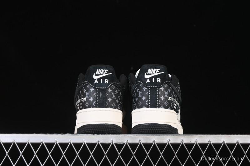Nike Air Force 1 '07 Low LV Collaboration Stitched Label Print Casual Sneakers - CX5050-Y10