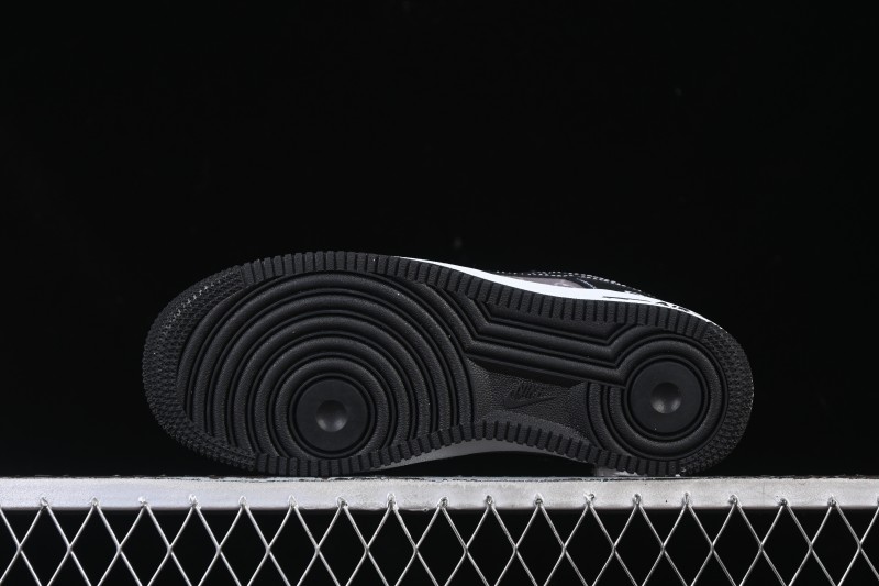 Nike Air Force 1 '07 Low Gucci Collaboration Litchi Grain Print Casual Sneakers - AH8462-002
