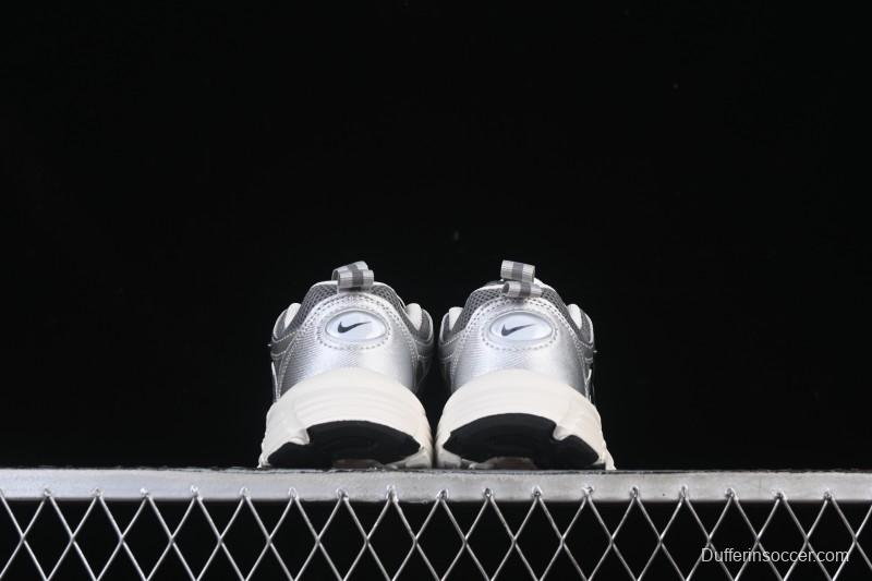 Nike P-6000 Retro Casual Sports Kids Shoes - Silver White Swoosh