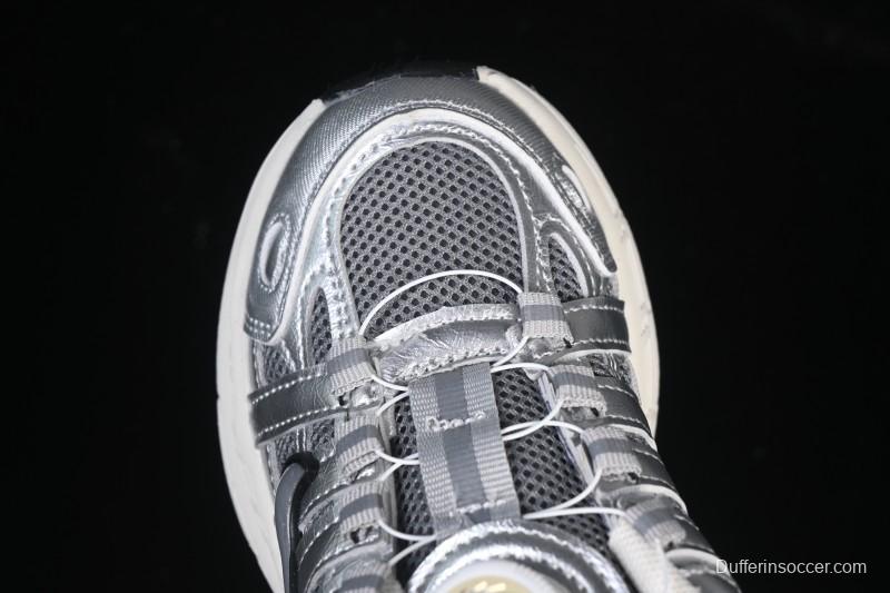 Nike P-6000 Retro Casual Sports Kids Shoes - Silver White Swoosh