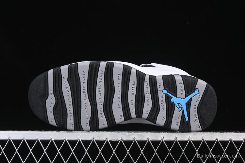 Nike Air Jordan 10 Retro Light Steel Grey Basketball Shoes - HJ6779-104