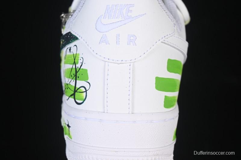 Nike Air Force 1 '07 Low Capricorn Hand-Painted Doodle Zodiac Series Casual Sneakers - 1222119