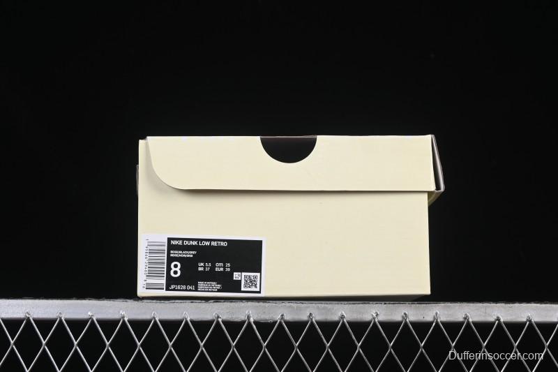 Nike SB Dunk Low Stone Island Collaboration Beige Grey Black Patchwork Anniversary Custom Low-Top Casual Skate Shoes - JP8028-041