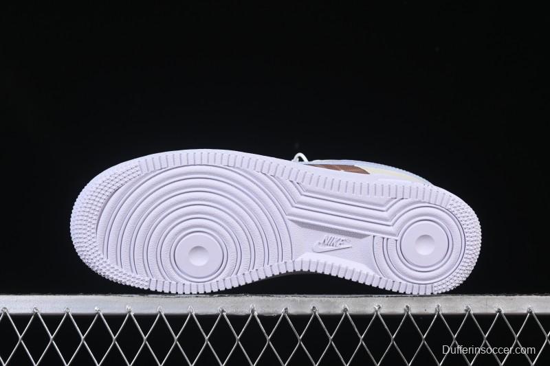 Nike Air Force 1'07 Low Casual Sneakers with Full-Length Air Cushion - IH7352-001