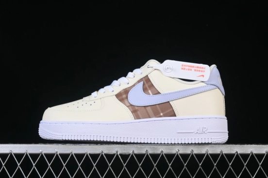Nike Air Force 1'07 Low Casual Sneakers with Full-Length Air Cushion - IH7352-001