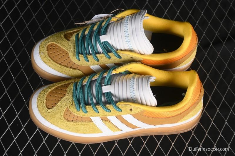 Adidas Gazelle Indoor Bad Bunny Collaboration Retro Low-Top Skate Shoes - JS5053