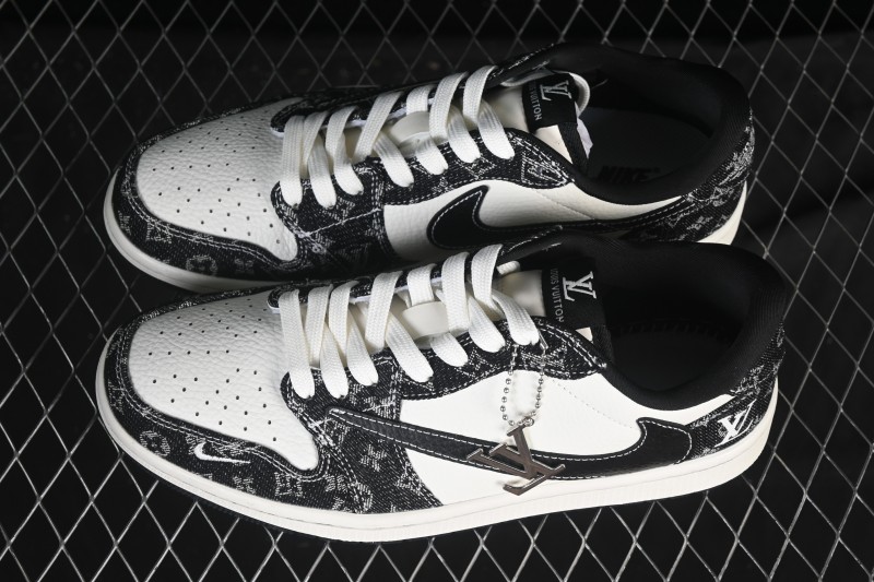 Nike Travis Scott x Fragment Design x Air Jordan 1 Low OG SP AJ1 Low Top Casual Sneakers - SC0601-058