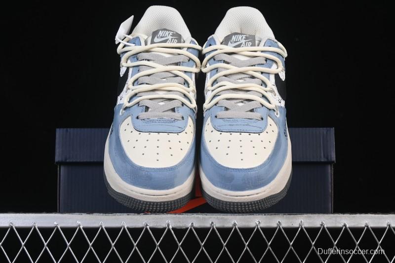 Nike Air Force 1'07 Low The Age of Cracks Hand-Drawn Graffiti Casual Sports Shoes - KS6896-555