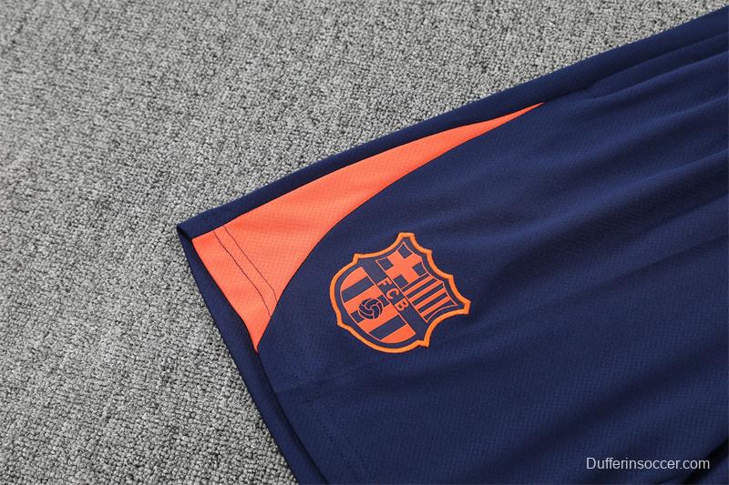 25/26 Barcelona Royal Blue Camouflage T90 Short Sleeve Jersey+Shorts