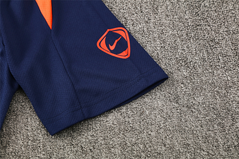 25/26 Barcelona Royal Blue T90 Short Sleeve Jersey+Shorts with XS