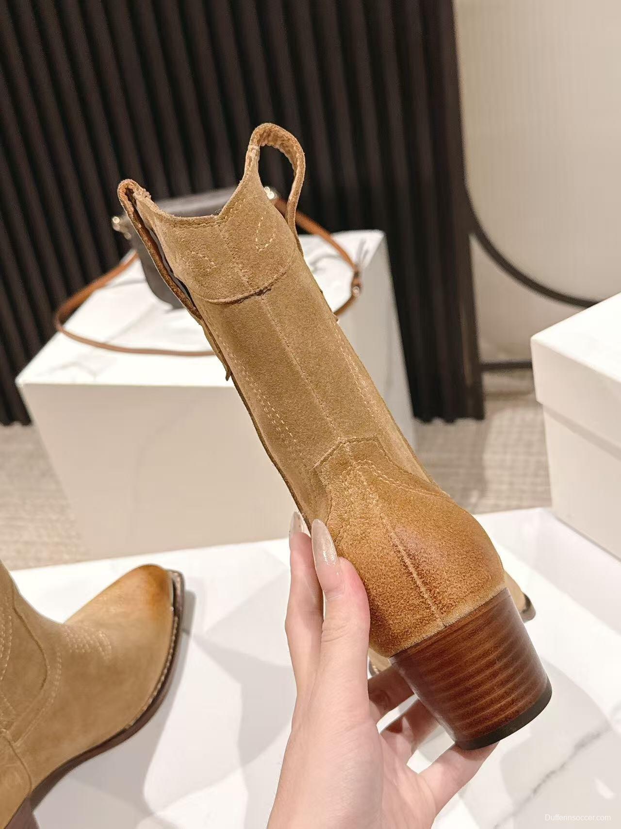 CELINE Fashion Boots with Arch of Triumph Logo - LY00440