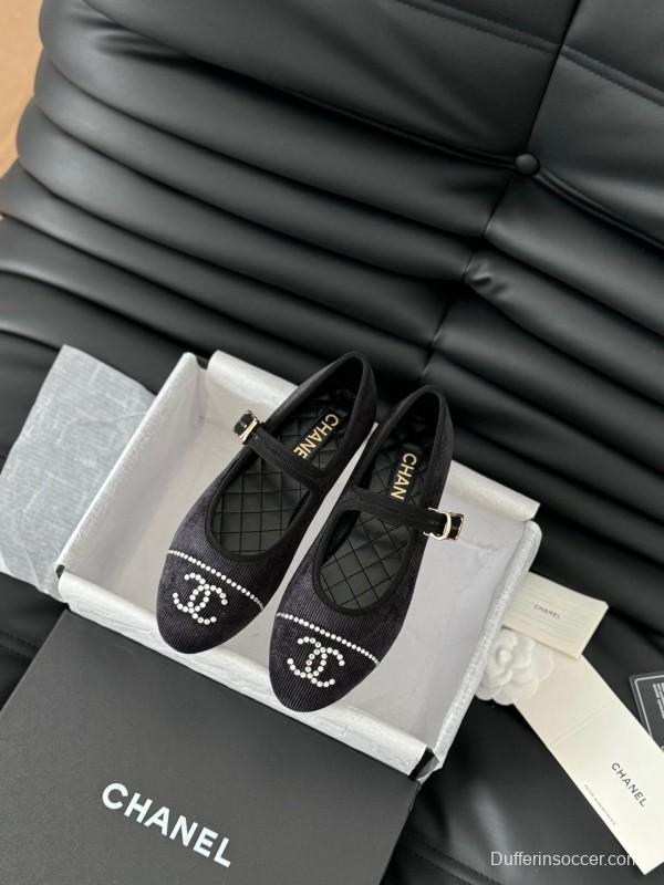 Chanel 2025 SS Runway Mary Jane Flats - LY00300