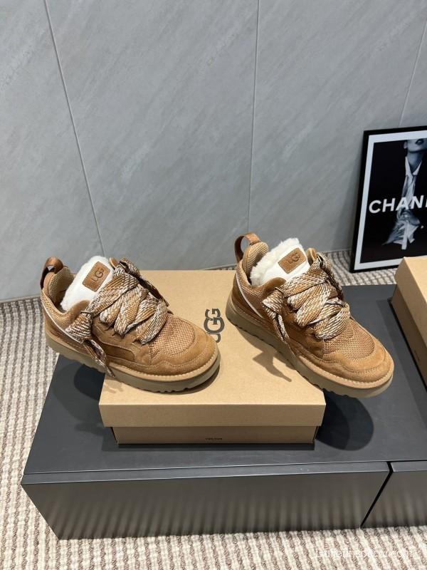 UGG Platform Sneakers Series Round Toe Thick Sole Casual Shoes - MJ00270