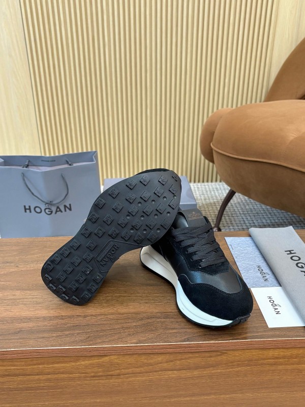 Hogan H-STRIPES Series Couple Thick Sole Dad Shoes Airship Sneakers - AS00350