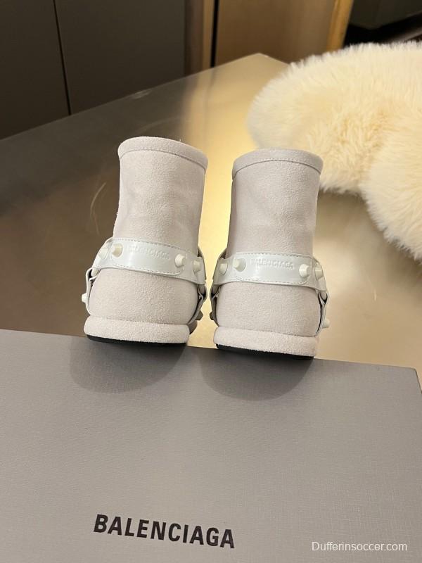 Balenciaga Fall Winter New Buckle Studded Snow Boots - LY00300