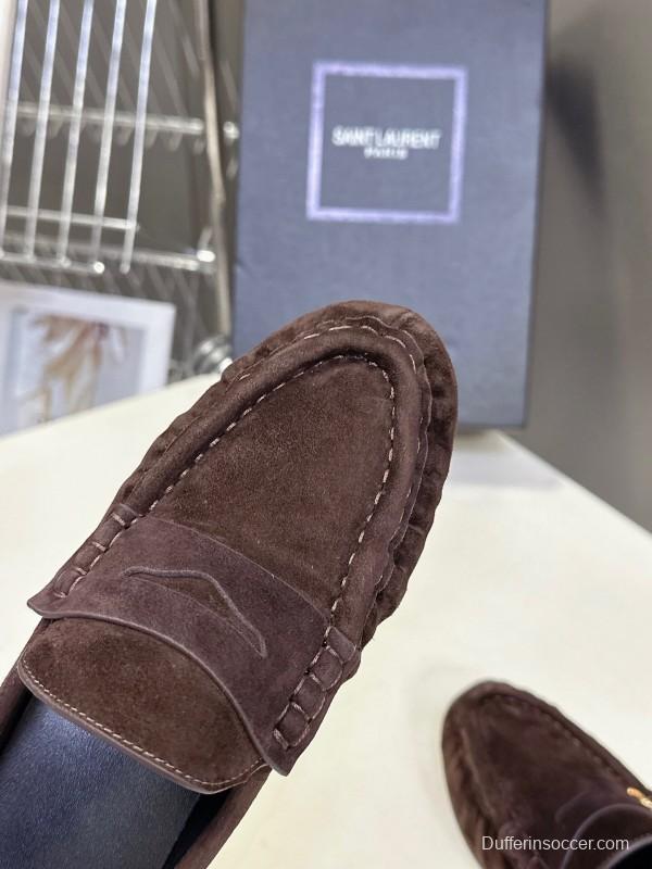 Saint Laurent Classic Loafer Mule Flats - KFY00320