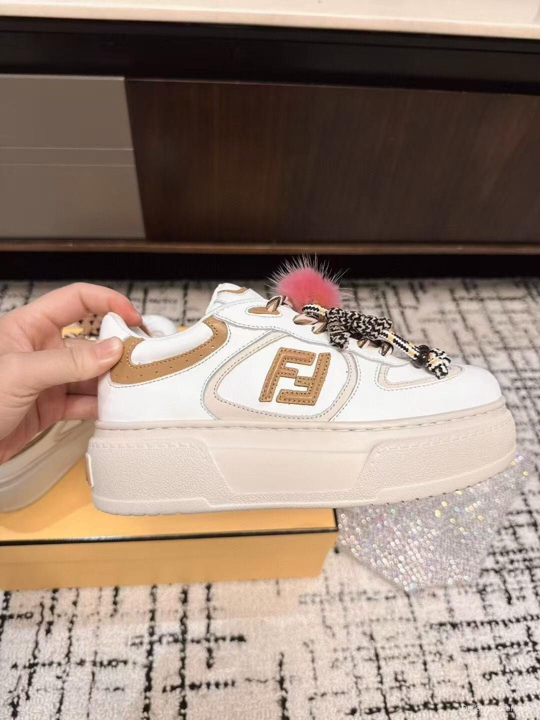 Fendi Match Series Platform Sneakers - KFY00320