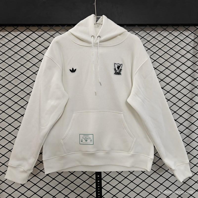 25/26 Liverpool Embroidered LogoHoodie 7 Colors