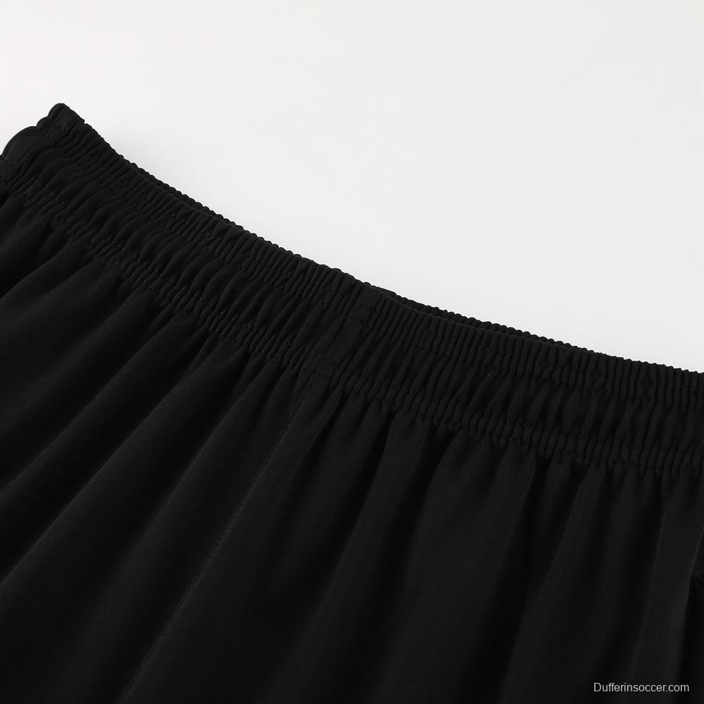 23/24 AC Milan Red S-2XL Half Zipper Jacket+Long Pants