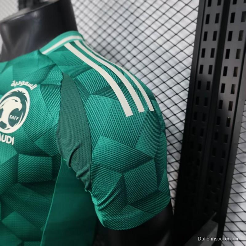 Player Version 2025 Saudi Arabia Home Jersey