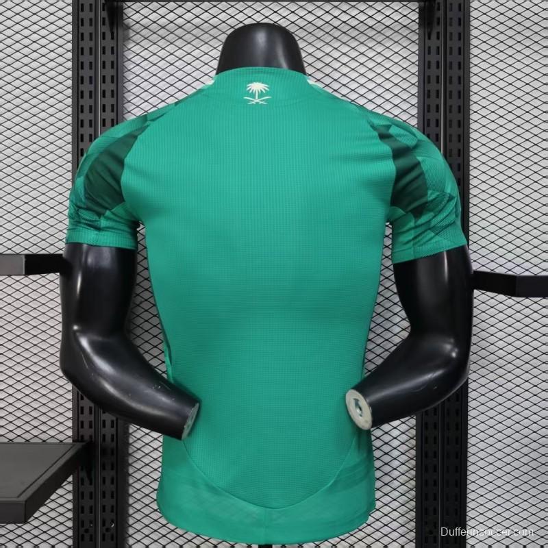 Player Version 2025 Saudi Arabia Home Jersey