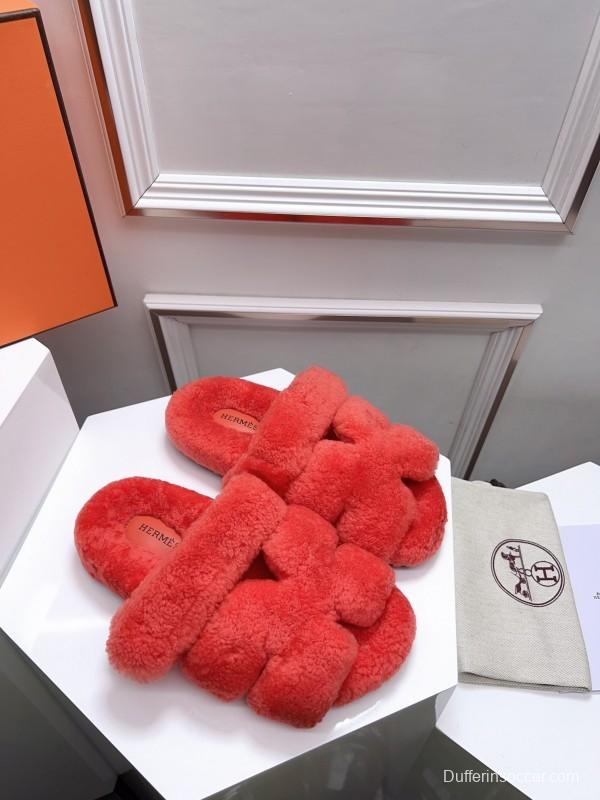 H Erijus Shoes Love Fur Slippers - LY00270