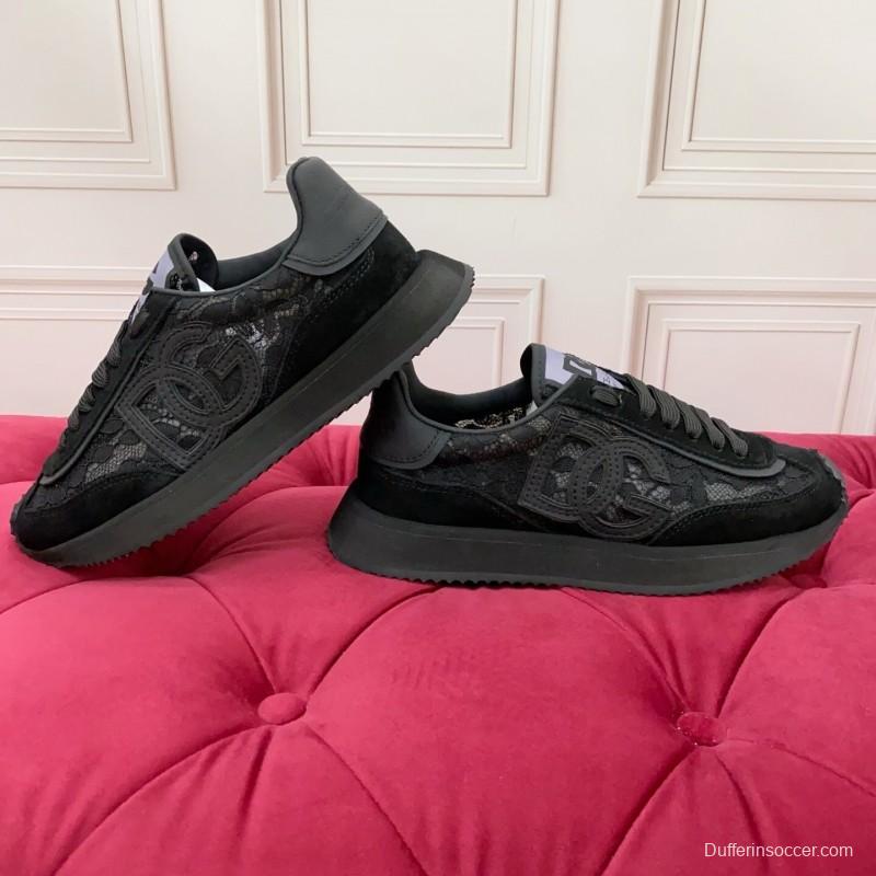Dolce & Gabbana 2025/SS New Collection Luxury Embroidered Logo Sneakers - AS00300