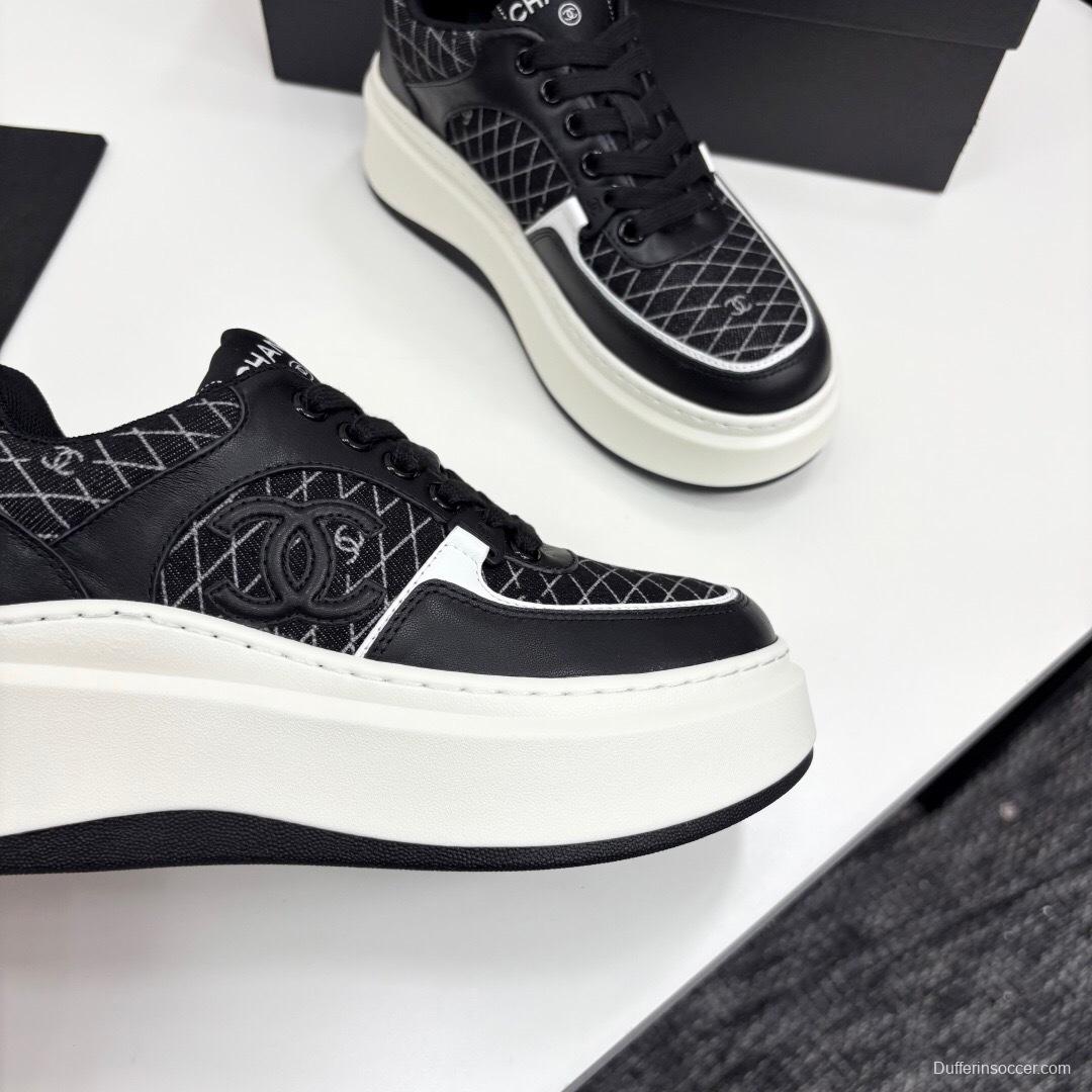 Chanel 2025 SS Panda Casual Sneakers - LY00340