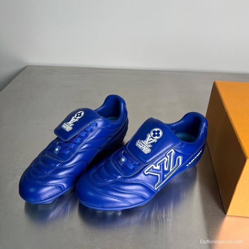 Louis Vuitton Footprint Soccer Sneakers Unisex Sport Shoes - Footprint Soccer