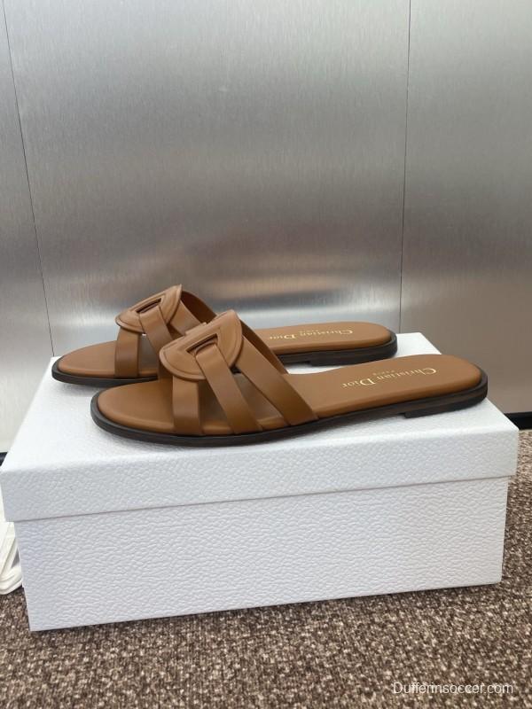 Dior D-Club Jelly Color Hollow Layered Cross Strap Women Sandals - KFY00280