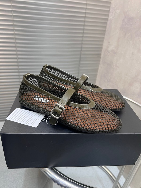 ALAIA 2025/SS New Color Mesh Flat Sandals Slippers - KFY00270