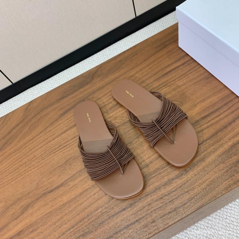 The Row Roman Net Sandals 2025 SS Minimalist Design - KFY00210