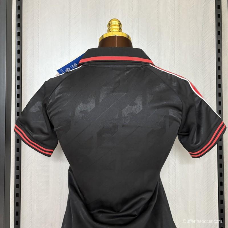25/26 Women Flamenco Retro Black Jersey