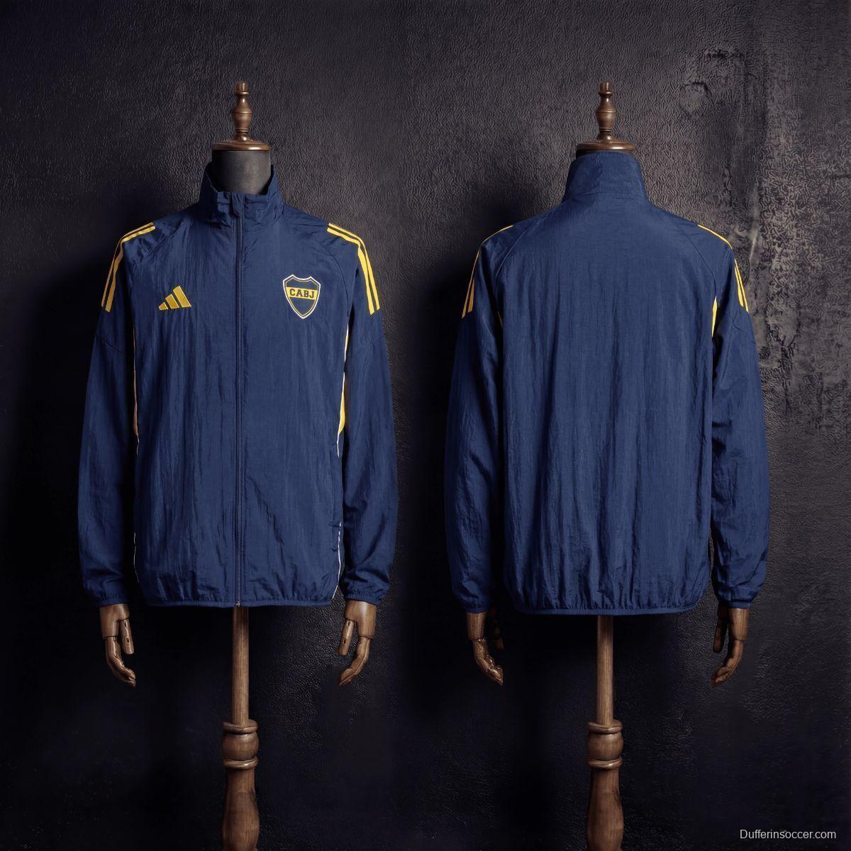 2026 Boca Juniors Black Jacket Windbreaker