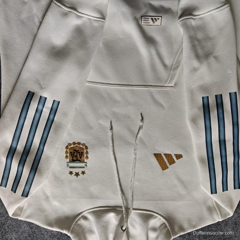 Player Version 2026  Argentina Home Fleece Hoodie 9 Colors