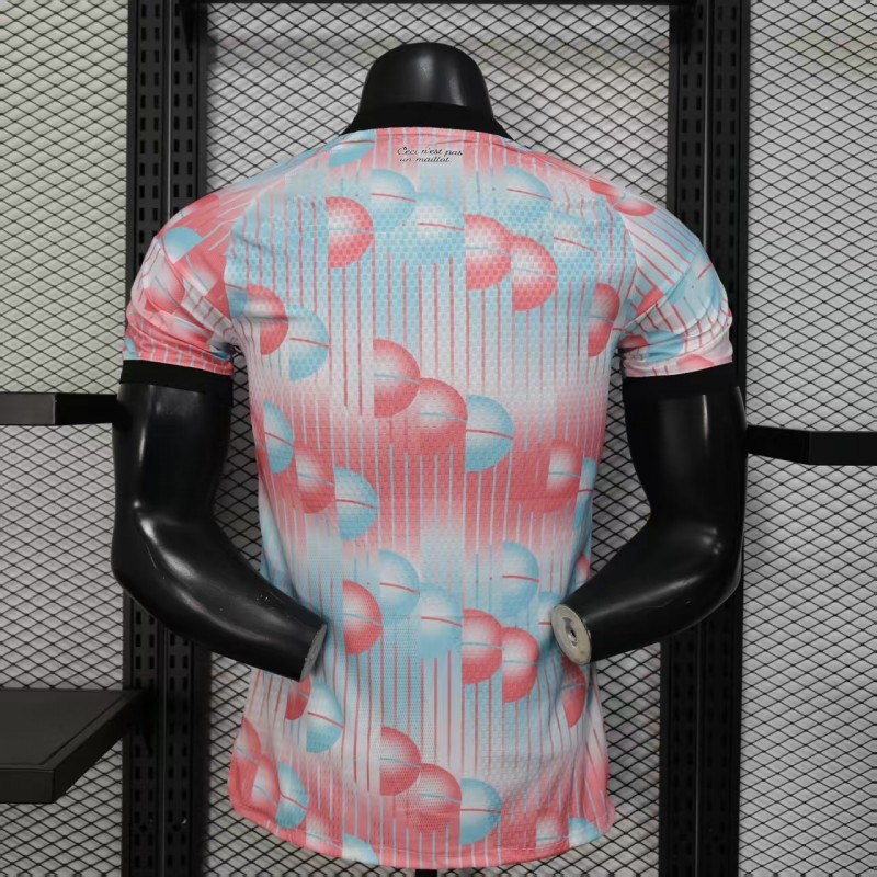 2026 Player Version Belgium Away White Pink Jersey