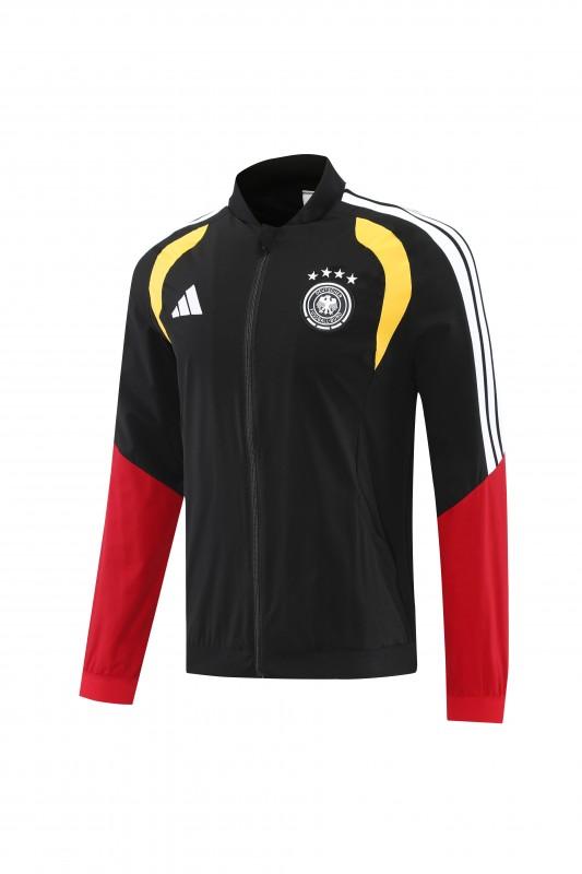 2026 Germany Black Full Windbreaker + Long Pants