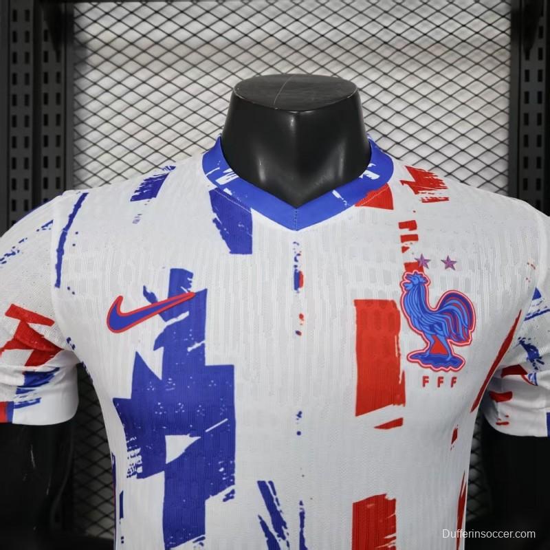 2026 Player Version France White with Blue and Red Brushstrokes
Special Edition Jersey