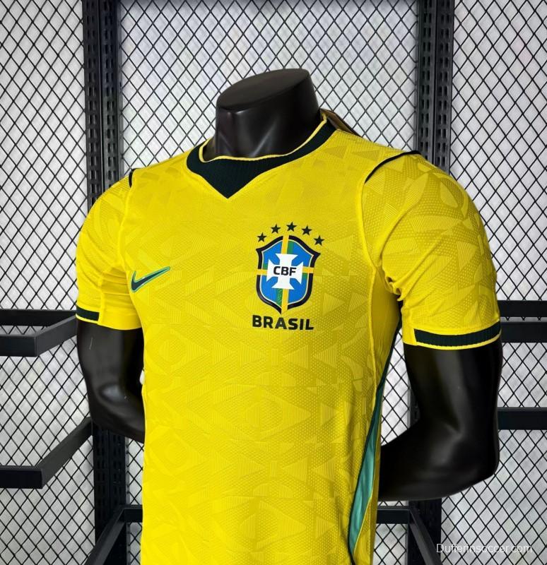 2026 Player Version Mens Brazil World Cup Home Jersey