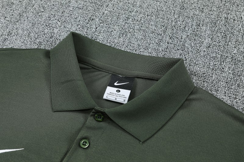 26/27 Chelsea  Dark Green Polo Training Shirt + Long Pants Tracksuit